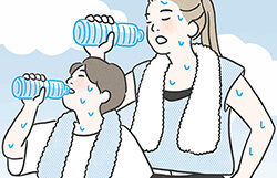 熱中症／脳梗塞を防ぐ！　水分補給のポイント