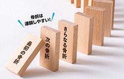 ドミノ骨折を防ぐ！　骨ケアのすすめ